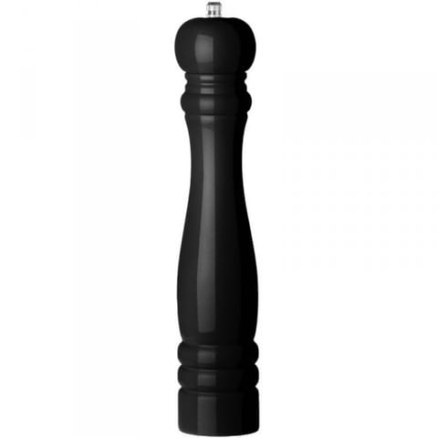 ⁨Młynek do mielenia pieprzu drewniany czarny śr. 60 x 315 mm - Hendi 469552⁩ w sklepie Wasserman.eu