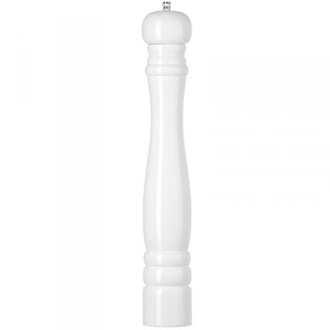 ⁨Młynek do mielenia soli drewniany biały śr. 65 x 415 mm - Hendi 469583⁩ w sklepie Wasserman.eu