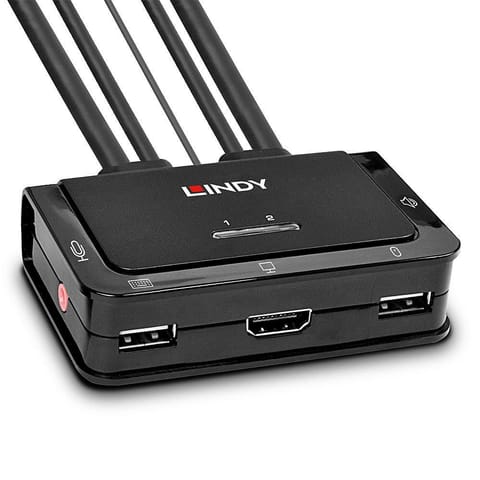 ⁨Lindy 2 Port Hdmi 10.2G, Usb 2.0 &⁩ w sklepie Wasserman.eu