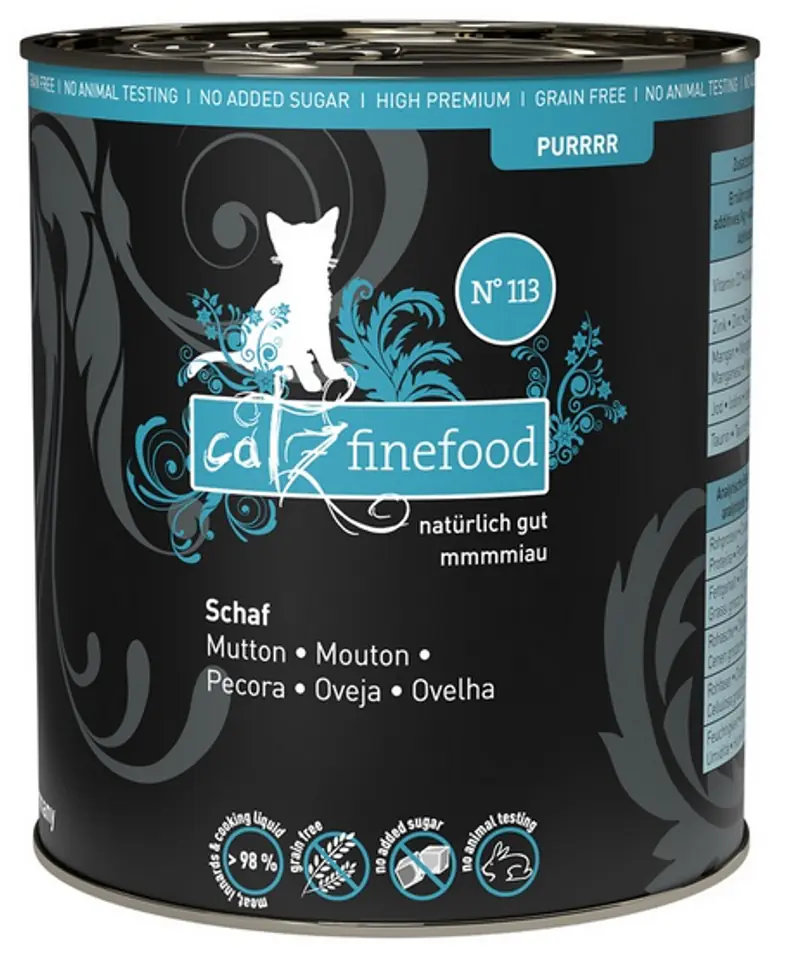 Catz Finefood Purrrr N.113 Owca puszka 800g w sklepie Wasserman.eu