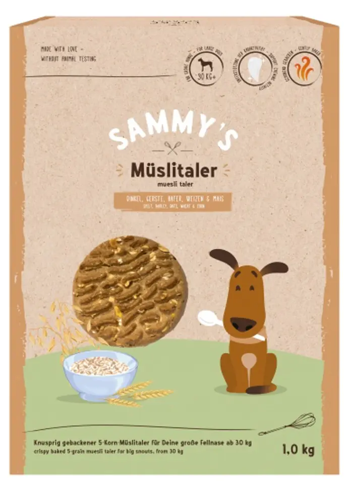 ⁨Sammy's Muesli Taler Cookies 1kg⁩ at Wasserman.eu