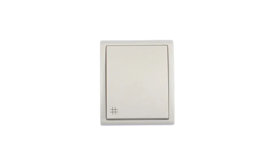 ⁨Simon Aquarius Cross-type hermetic switch IP54 with backlight white AQW7L/11⁩ at Wasserman.eu