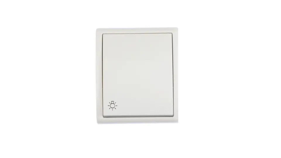 ⁨Simon Aquarius Hermetic button /light/ IP54 white AQS1/11⁩ at Wasserman.eu