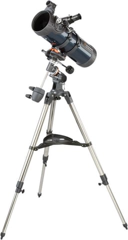 ⁨Celestron Astromaster 130EQ Reflector 33x Black, Blue, Grey⁩ at Wasserman.eu