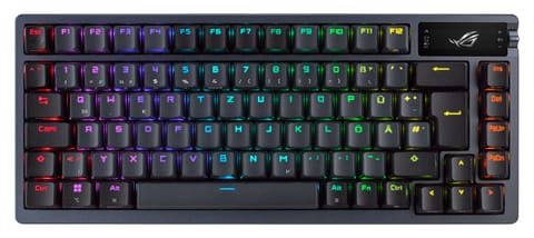 ⁨ASUS ROG Azoth keyboard Gaming USB + RF Wireless + Bluetooth QWERTY Black⁩ at Wasserman.eu