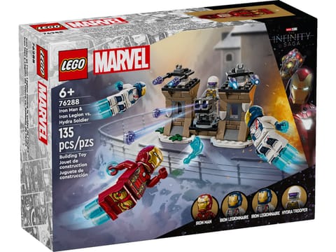 ⁨LEGO Super Heroes Iron Man i Iron Legion kontra żołnierz Hydry 76288⁩ w sklepie Wasserman.eu