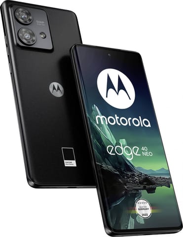 ⁨Motorola Edge 40 Neo 16.6 cm (6.55") Dual SIM Android 13 5G USB Type-C 12 GB 256 GB 5000 mAh Black⁩ at Wasserman.eu
