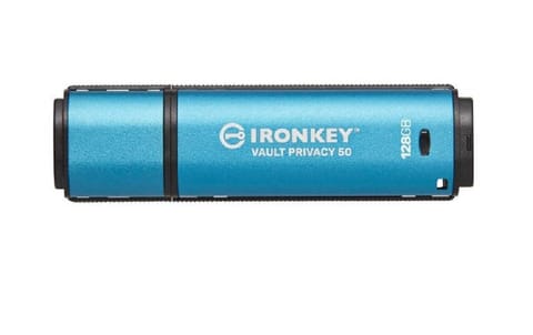 ⁨Pendrive KINGSTON IKVP50/128GB (128 GB /Niebieski )⁩ w sklepie Wasserman.eu