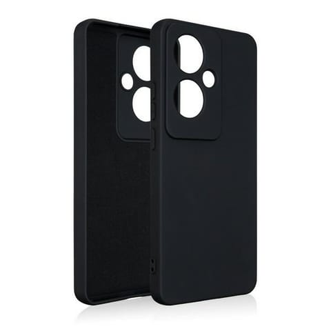 ⁨Beline Etui Silicone Oppo Reno 11Fczarny/black⁩ w sklepie Wasserman.eu