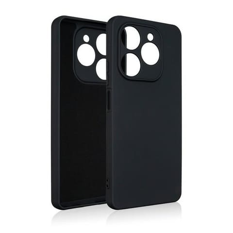 ⁨Beline Etui Silicone TECNO Spark 20 Proczarny/black⁩ w sklepie Wasserman.eu