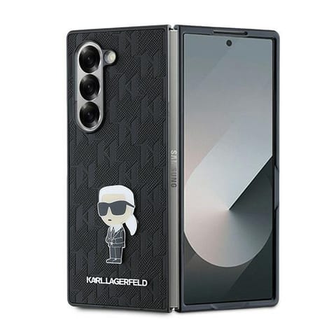⁨Karl Lagerfeld KLHCZFD6SAPKINPKK Z Fold6 F956 czarny/black Saffiano Ikonik Pin⁩ w sklepie Wasserman.eu