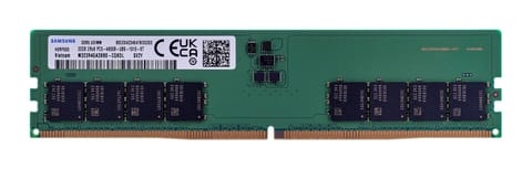 ⁨Samsung UDIMM non-ECC 32GB DDR5 2Rx8 4800MHz PC5-38400 M323R4GA3BB0-CQK⁩ w sklepie Wasserman.eu