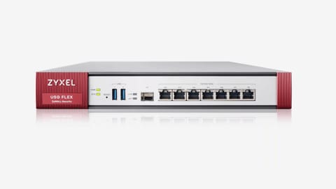 ⁨Firewall Zyxel USGFLEX200 2xWAN 4xLAN SPI firewall: 1800 Mbps Max. IPsec VPN: 100⁩ w sklepie Wasserman.eu