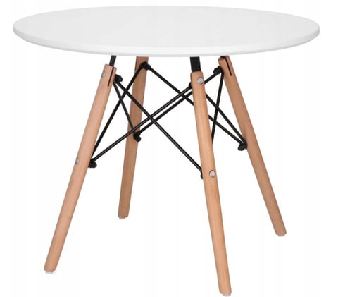 ⁨Scandinavian round table STELLA NERO 80 - II GRADE⁩ at Wasserman.eu