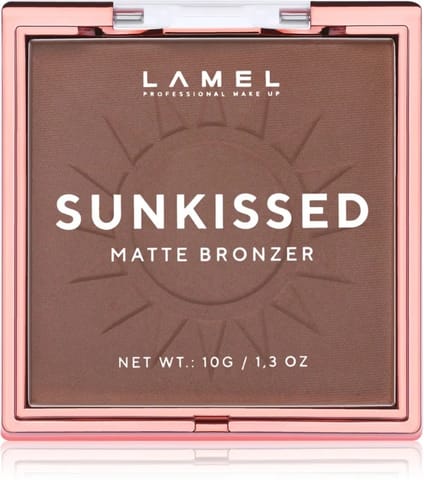 ⁨LAMEL Kompaktowy Puder brązujący Sunkissed Matte Bronze NR 402 10g⁩ w sklepie Wasserman.eu