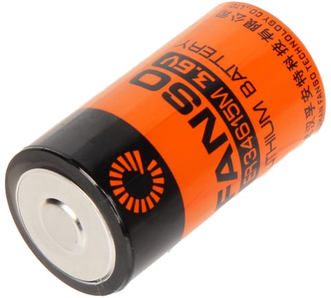 ⁨LITHIUM-IONIONYL BATTERY BAT-ER-3.6 3.6 V UHR-ER34615 (D) SATEL⁩ at Wasserman.eu