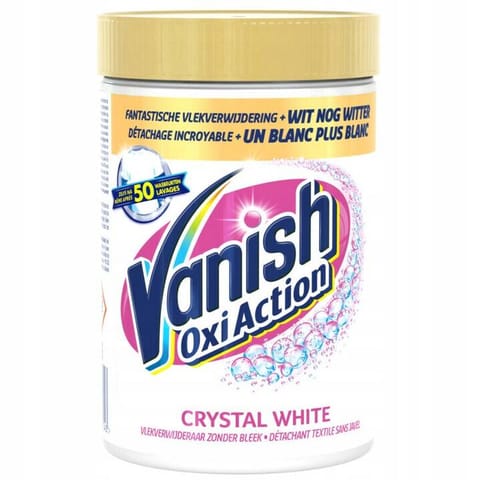 ⁨Vanish Oxi Action Crystal White Odplamiacz 600 g⁩ w sklepie Wasserman.eu