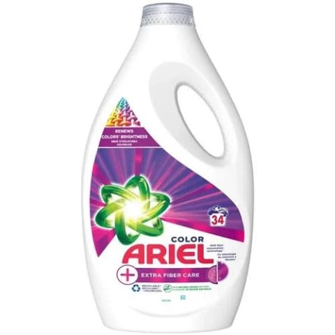 ⁨Ariel Color Extra Fibre Care Żel do Prania 34 prania⁩ w sklepie Wasserman.eu