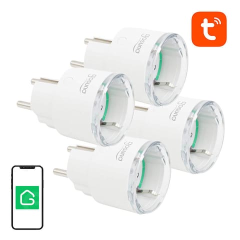 ⁨Inteligentne gniazdko WiFi Gosund SP111 3680W 16A, Tuya 4-pak⁩ w sklepie Wasserman.eu