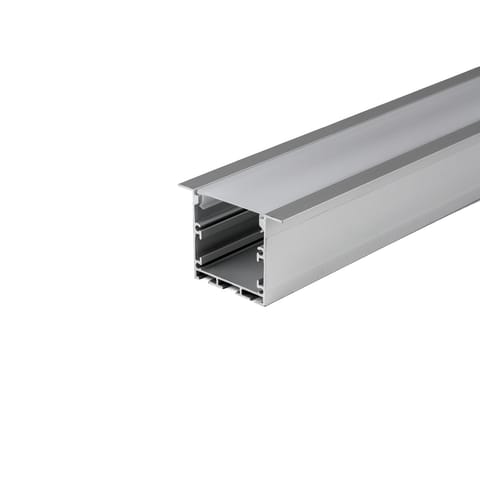 ⁨Profil Aluminiowy V-TAC 2mb Anodowany, Klosz Mleczny, Wpuszczany 50x35mm VT-8126⁩ at Wasserman.eu