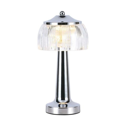 Lampka Biurkowa Nocna V-TAC 1W LED 26cm Ładowanie USB Ściemnianie Chrom VT-1048 3000K-6000K 55lm w sklepie Wasserman.eu