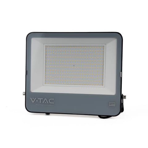 Projektor LED V-TAC 200W 100Lm/W Przewód 1mb SAMSUNG CHIP Czarny VT-44204 4000K 17540lm 5 Lat Gwarancji w sklepie Wasserman.eu