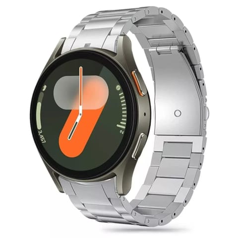 ⁨Bransoleta Stainless do  Samsung Galaxy Watch 4 / 5 / 5 Pro / 6 / 7  Silver⁩ w sklepie Wasserman.eu