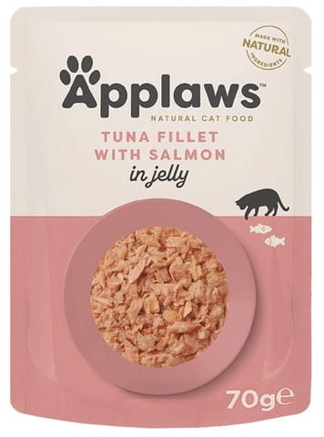 ⁨Applaws Cat Tuna and Salmon in jelly 70g⁩ at Wasserman.eu