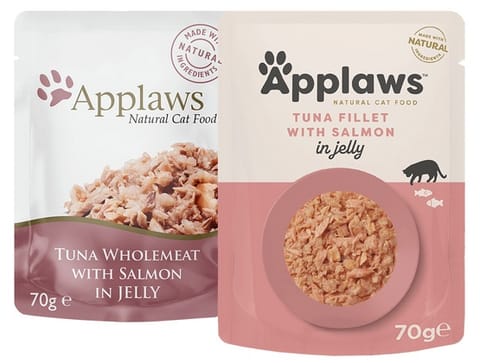 ⁨Applaws Cat Tuna and Salmon in jelly 70g⁩ at Wasserman.eu