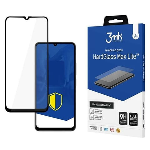 ⁨3MK HardGlass Max Lite Redmi 13C 5Gczarny/black, Fullscreen Glass Lite⁩ w sklepie Wasserman.eu