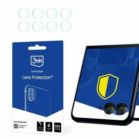 ⁨3MK Lens Protect Motorola Razr 50 Ultra(front) Ochrona na obiektyw aparatu 4szt⁩ w sklepie Wasserman.eu