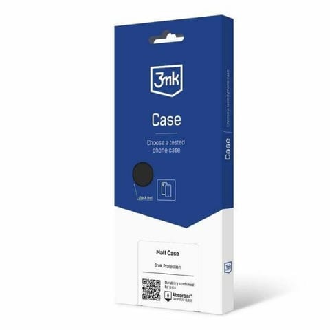 ⁨3MK Matt Case Sam A14 4G A145czarny/black⁩ w sklepie Wasserman.eu