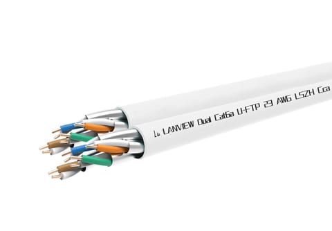 ⁨Lanview Cat6a U-FTP Dual Network⁩ w sklepie Wasserman.eu