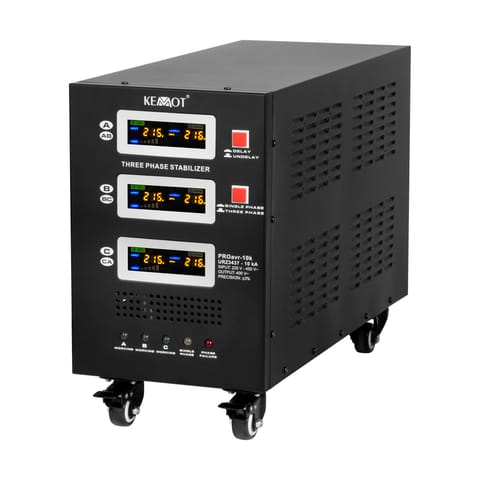 ⁨Automatyczny trójfazowy stabilizator napięcia  KEMOT PROavr-10k⁩ w sklepie Wasserman.eu