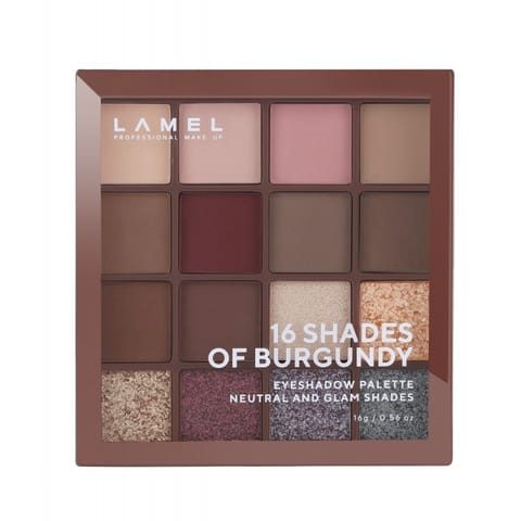 ⁨LAMEL Paleta cieni Shades of Burgundy No. 16-4&⁩ w sklepie Wasserman.eu