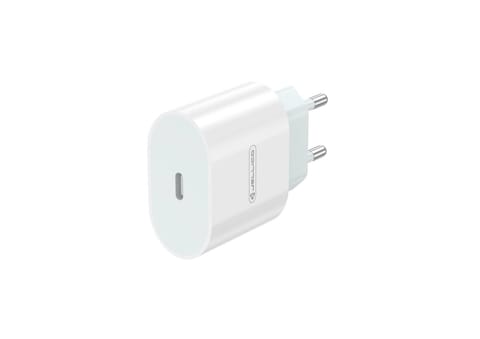 ⁨Ładowarka Sieciowa 20W PD USB-C Jellico AK200 + Kabel USB-C - USB-C  białe⁩ w sklepie Wasserman.eu