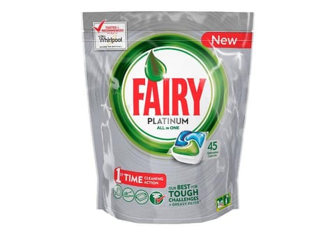 ⁨Fairy Platinum All in One Tabletki do Zmywarki 45 szt.⁩ w sklepie Wasserman.eu