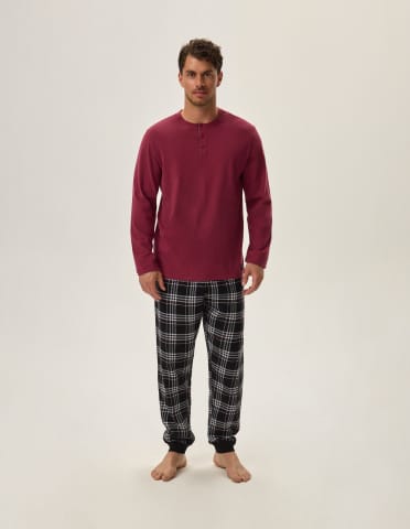 ⁨Piżama Honor 41919-83X Kasztanowa (Rozmiar XXL)⁩ w sklepie Wasserman.eu