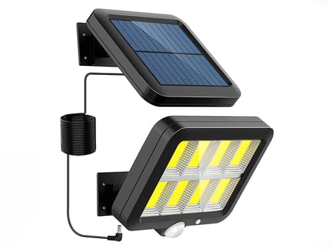 ⁨Lampa solarna z czujnikiem ruchu PIR i zmierzchu SL-01⁩ w sklepie Wasserman.eu