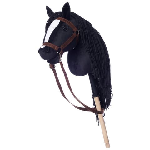 ⁨Koń na kiju Tootiny Hobby Horse HOPPIHORSE A3 czarny⁩ w sklepie Wasserman.eu