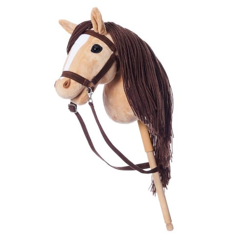 ⁨Koń na kiju Hobby Horse HOPPIHORSE A3 beżowy⁩ w sklepie Wasserman.eu