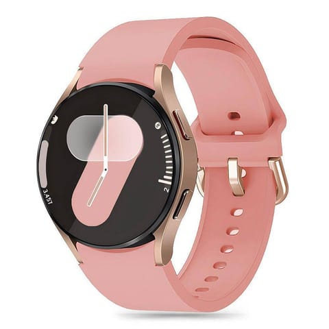 ⁨Pasek do SAMSUNG GALAXY WATCH 4 / 5 / 5 PRO / 6 / 7 / FE Tech-Protect Silicone Dusty różowe⁩ w sklepie Wasserman.eu