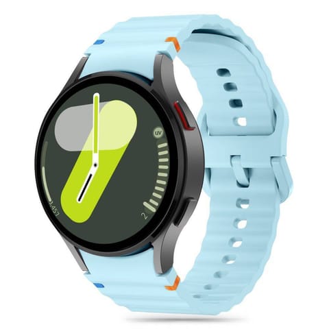 ⁨Pasek do SAMSUNG GALAXY WATCH 4 / 5 / 5 PRO / 6 / 7 / FE Tech-Protect Silicone Sport Sky jasnoniebieskie⁩ w sklepie Wasserman.eu