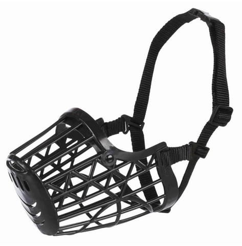 ⁨Trixie Muzzle plastic for dog size 2 (S) black [17602]⁩ at Wasserman.eu