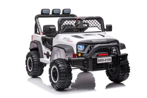 ⁨Auto Na Akumulator Jeep Geoland BRD-2108 Biały 24V 4x4⁩ w sklepie Wasserman.eu