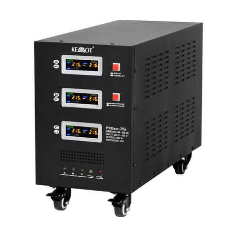 ⁨Automatyczny trójfazowy stabilizator napięcia  KEMOT PROavr-25k⁩ w sklepie Wasserman.eu