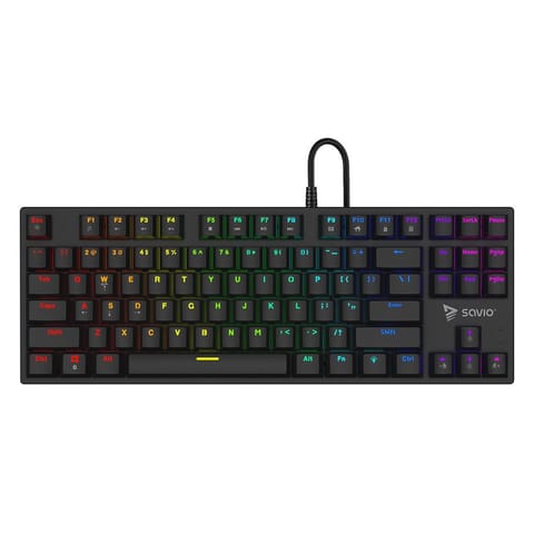⁨SAVIO KLAWIATURA MECHANICZNA RGB OUTEMU BLUE TEMPEST X2⁩ w sklepie Wasserman.eu