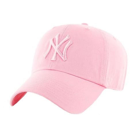 ⁨Czapka z daszkiem 47 Brand New York Yankees MVP Cap B-RGW17GWSNL-RSA (kolor Różowy, rozmiar One size)⁩ w sklepie Wasserman.eu