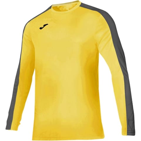 ⁨Koszulka Joma Academy T-SHIRT L/S 101658. (kolor Czarny. Żółty, rozmiar 2XS)⁩ w sklepie Wasserman.eu