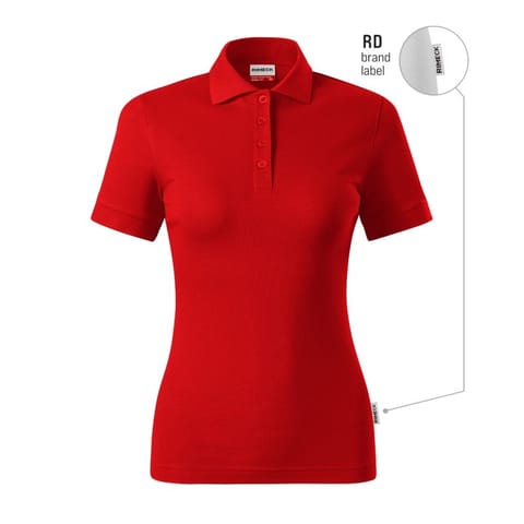 ⁨Koszulka polo Malfini Resist Heavy Polo W (kolor Czerwony, rozmiar 2XL)⁩ w sklepie Wasserman.eu